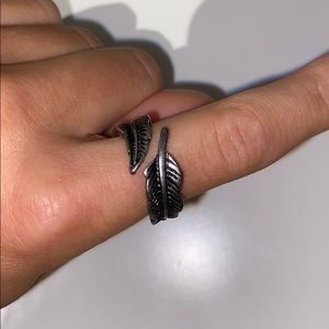 feather wrap ring